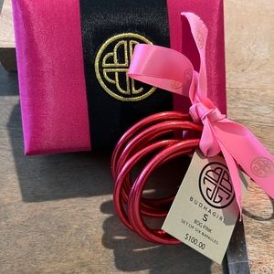 Budha Girl Bangles Bracelets Pink Small Original Box